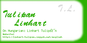 tulipan linhart business card